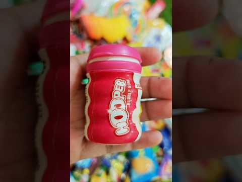 HOOPER Bubble Gum fizzy frenzy nerds ASMR triggers! ASMR candy Unwrapping tasty triggers #shorts