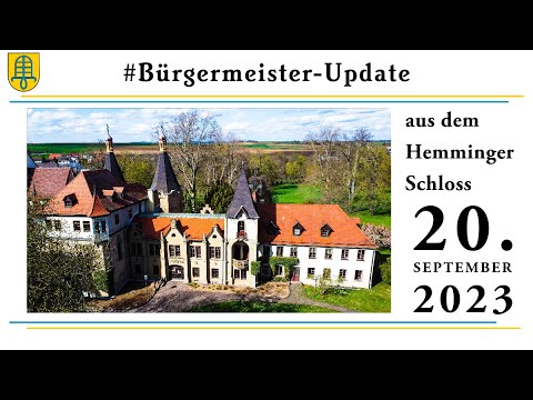 Bürgermeister-Update vom 20. September 2023