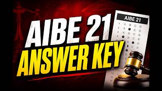 AIBE 21 ANSWER KEY OF SET B LIVE 🔴 |  Go Legal