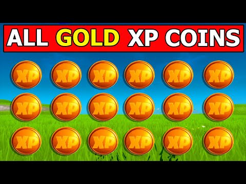 ALL GOLD XP COIN LOCATIONS IN FORTNITE SEASON 4! *ALL LOCATIONS* EVERY XP COIN IN FORTNITE SEASON 4!