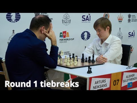 Heart-Stopping Moments in the FIDE World Cup Tiebreaks!