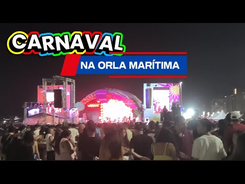 Fortaleza CE orla marítima e carnaval na praia de Iracema 