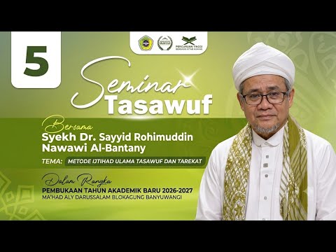 Jalsah (5) Tanya Jawab | Tema METODE IJTIHAD ULAMA TASAWUF & TAREKAT