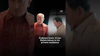 Download lagu President Prabowo hosts Vivian Balakrishnan at private residence mp3
