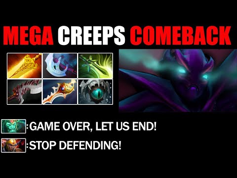 Most Powerful Carry Divine Rapier Spectre Defend Mega Creeps -  Epic Comeback Immortal Rank Dota 2