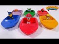 Best Toy Learning Videos for Kids - Paw Patrol Boats Water Play!