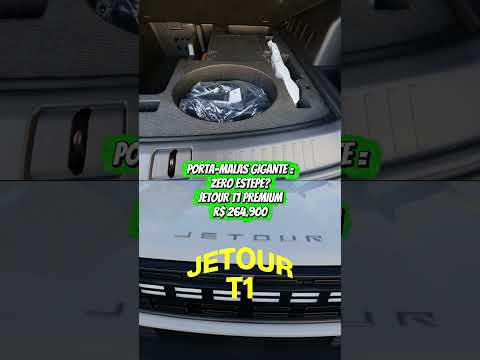 PORTA-MALAS GIGANTE E ZERO ESTEPE?! Veja o porta-malas do Jetour T1 Premium! 😱🧳