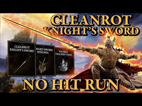 Is This The New META Build In Elden Ring?! Cleanrot Knight Sword No Hit Run