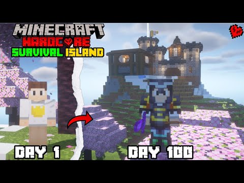 I Survived 100 Days in 1.20 SURVIVAL ISLAND in Minecraft Hardcore (hindi)