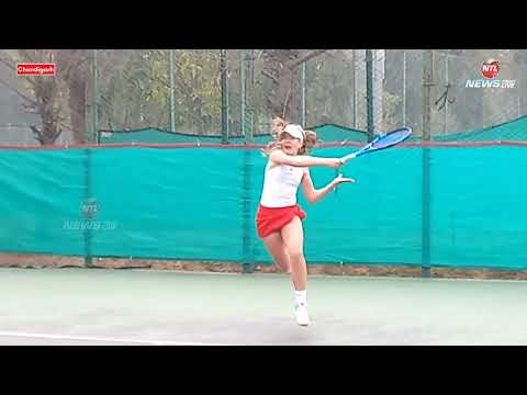 Allegra Korpanec Davies (GBR) v Liya Chu (TPE) at ITF Juniors CLTA Chandigarh