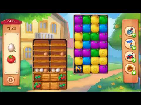 Farmscapes Level 1438 - NO BOOSTERS 🌻🚜🐔 | SKILLGAMING ✔️