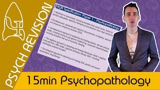 Psychopathology - AQA Psychology UNDER 15 MINS! Quick Revision for Paper 1