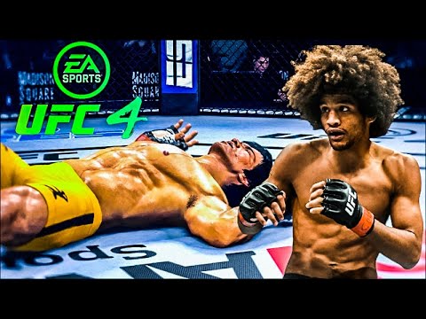 BRUCE LEE VS ALEX CACERES | UFC 4 BRUTAL FIGHT | UFC 4 | UFC 4 2021 | EA SPORTS UFC 4
