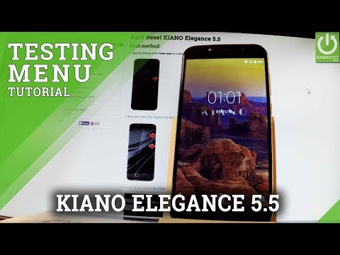 How to Open Test Menu in KIANO Elegance 5.5 - Test Mode / Tricks