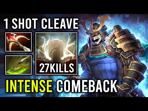 Intense Rapier Comeback 1 Shot Cleave Max Crit God Strength Super Sven Dota 2