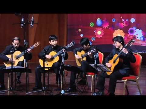 Pachelbel - Canon in D | Beijing Philharmonic Guitar Quartet (2011)