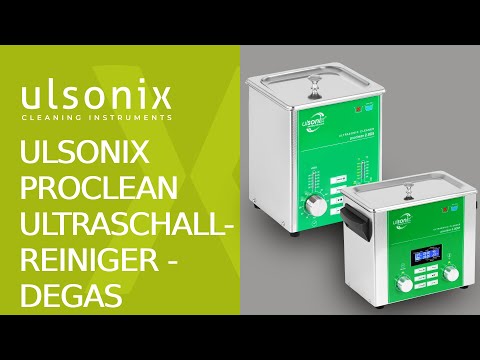 Video - Ultraschallreiniger - 2 Liter - Degas - Sweep