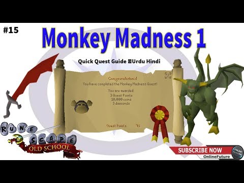 OSRS│How To Complete Monkey Madness 1 2019 │Quick Quest Guide │Urdu Hindi