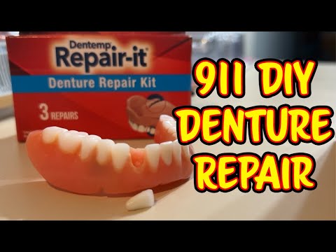 Emergency DIY Denture Repair