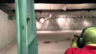 Target Is Moving at the Bridgeport Shooting Range. David @ APC Tactical