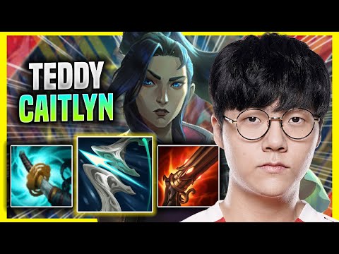 TEDDY IS A MONSTER WITH CAITLYN! - KDF Teddy Plays Caitlyn ADC vs Aphelios! | Season 2022