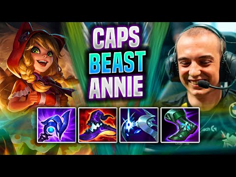 CAPS IS A BEAST WITH ANNIE! - G2 Caps Plays Annie MID vs Ahri! | Patch 11.22