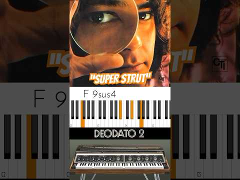 Eumir Deodato “Super Strut” Chords 🔥🎹🔥 Gm 122 bpm #EumirDeodato #SuperStrutChords