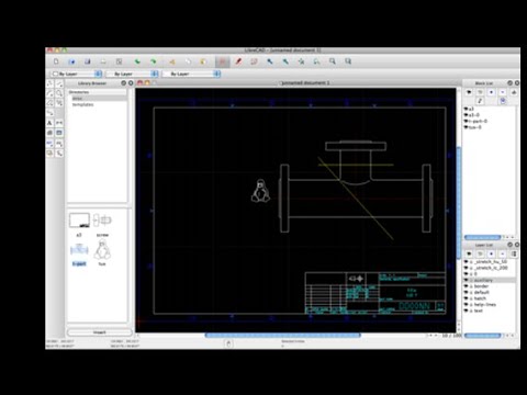 Librecad 2D drawing software tutorial part 1