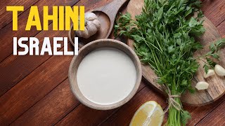 Como fazer TAHINI simples e rapido em casa / Tahini de ISRAEL