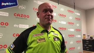 Michael van Gerwen: “When they say it's all about Jonny and Gezzy, that's fine for me”