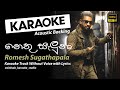 Nethu Saluna නෙතු සැලුනා Sinhala Karaoke Without Voice Romesh Sugathapala