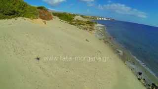 preview picture of video 'Aerial video of Orthi Ammos beach in Frangokastello, Dji Phantom+GoPro.'