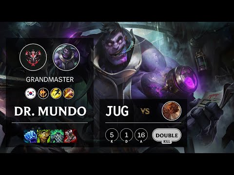Dr. Mundo Jungle vs Taliyah - KR Grandmaster Patch 11.20