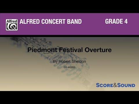 Piedmont Festival Overture by Robert Sheldon - Score & Sound