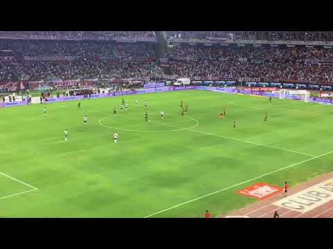 Gol de Scocco vs. Olimpo. Recibimiento Monumental a Mora.