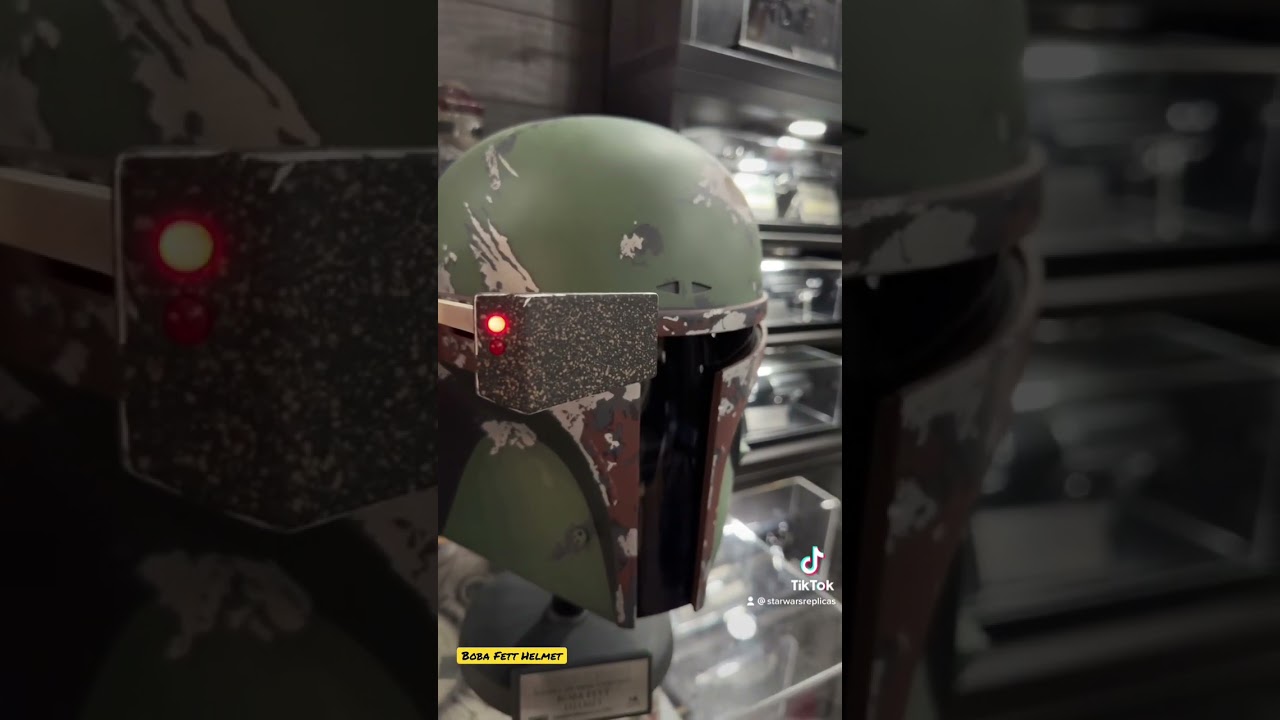 Comparing the Black Series Boba Fett Helmet with the Master Replicas Helmet