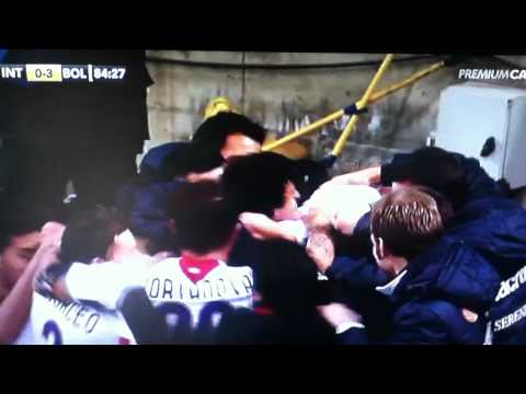 gol inter-bologna 3-0 acquafresca
