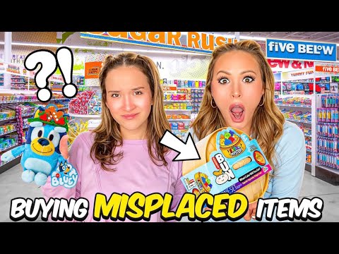BUYING EVERY MISPLACED ITEM AT FIVE BELOW 😱⁉️🛒 #shopping #challenge #viral #trending #satisfying