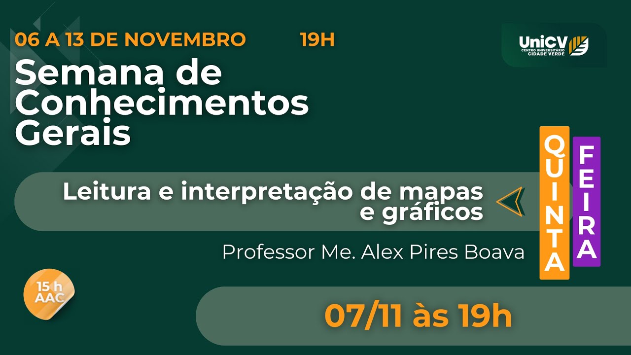 Leitura e interpretação de mapas e gráficos