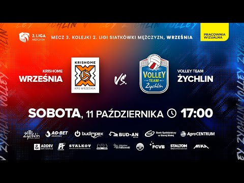 2 Liga. Krishome Września -  Volley Team Żychlin | Mecz 3. kolejki