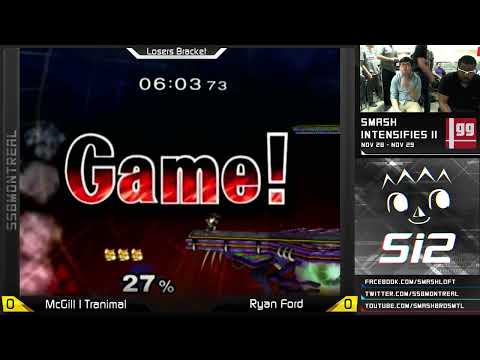 Smash Intensifies 2 SSBM: Tranimal vs. Ryan Ford Losers Top 8 Qualifier
