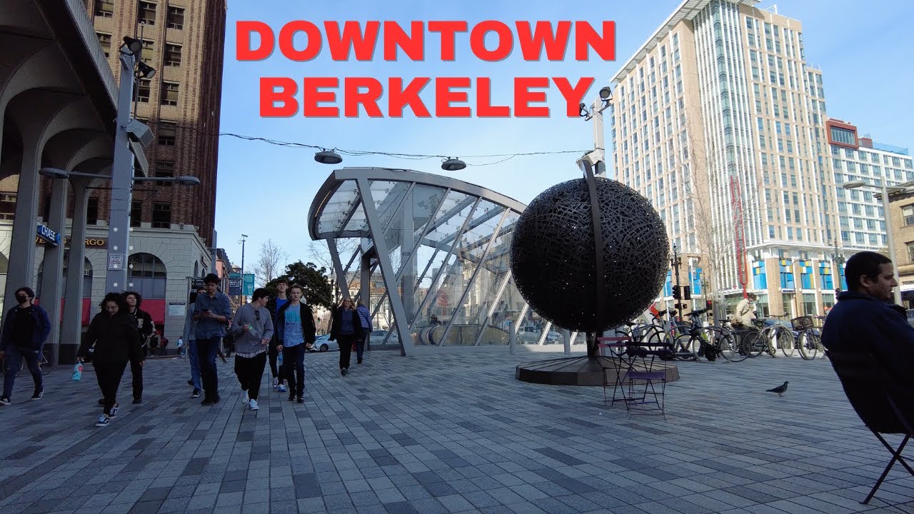 Immersive street-level walking tour through Berkeley, CA, United States, showcasing authentic urban landscapes, local architecture, and the vibrant atmosphere of the city's neighborhoods