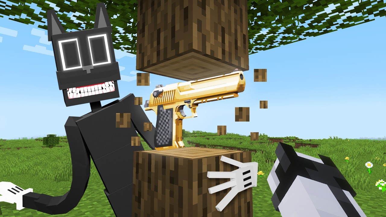 Horror Minecraft, But Drops Are GUNS