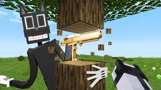 Horror Minecraft, But Drops Are GUNS