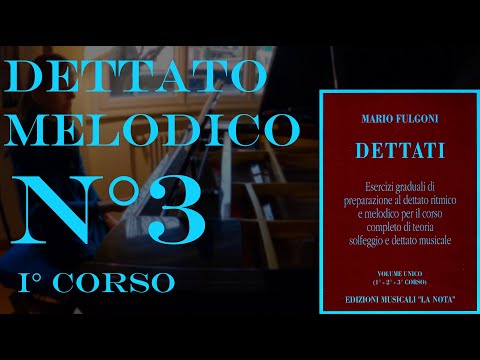 Dettato Melodico n.3 - I Corso - M. Fulgoni
