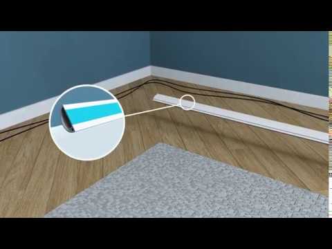 Mini, Selbstklebender, Runder Weißer Kabel1 D-Line 3015KIT001