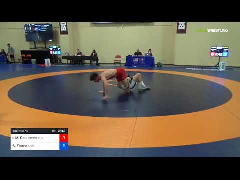 2018 Marine Corps US Open/UWW Junior Freestyle 57 Con 8 #2 - Michael Colaiocco (Blai) Vs. Sidney F
