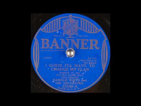 Harold White & his orchestra - I Guess I'll Have to Change My Plan (1932)