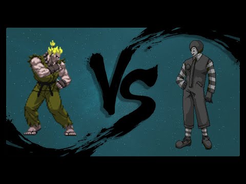 MUGEN ~ Rare Akuma (1p) vs. Dark Donald (1p)