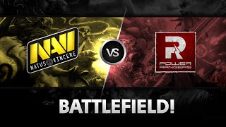 Huge battlefield by Na`Vi vs PR @ D2CL S4